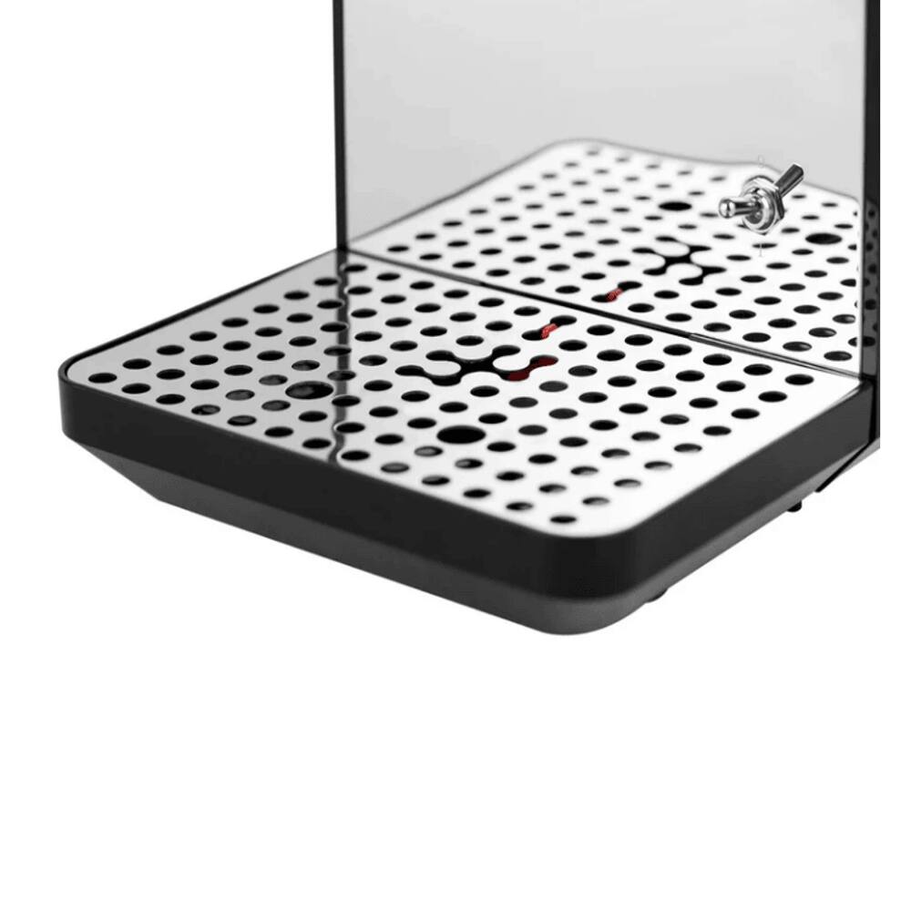 Alt View 7. Plum Chef - Semi-Automatic Espresso Machine 15 Bar 1450W Coffee Maker with Milk Frother 58mm Portafilter Ivory White - Ivory White.