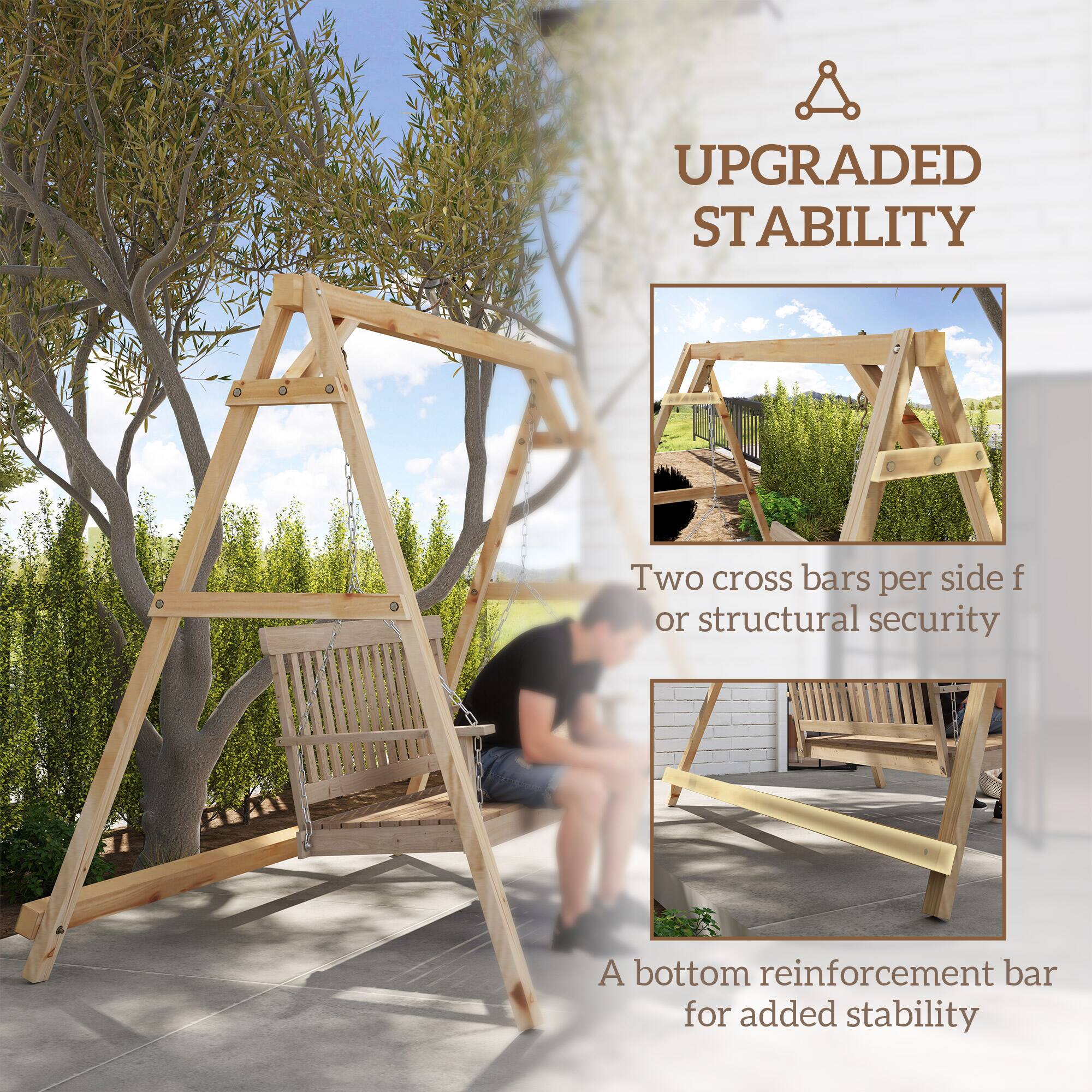 UPGRADED STABILITY

Two cross bars per side for structural security

A bottom reinforcement bar for added stability
