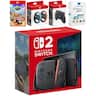 Switch 2 Console with Mario Kart World, Pro Controller, Joy Con Wheel and MightySkins Code Bundle