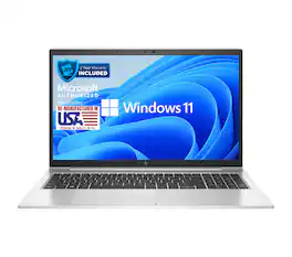 HP - EliteBook 850 G7 Core i7-10610U 1.8GHz, 16GB, 512GB SSD, 15.6" FHD Touch, Windows 11 Pro (Refurbished) - Silver