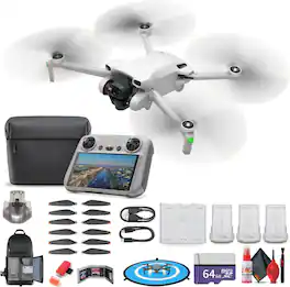 Mini 3 with DJI RC Remote (Fly More Combo) (CP.MA.00000613.01) + 64GB Card + More - Mini 3 Fly More Combo