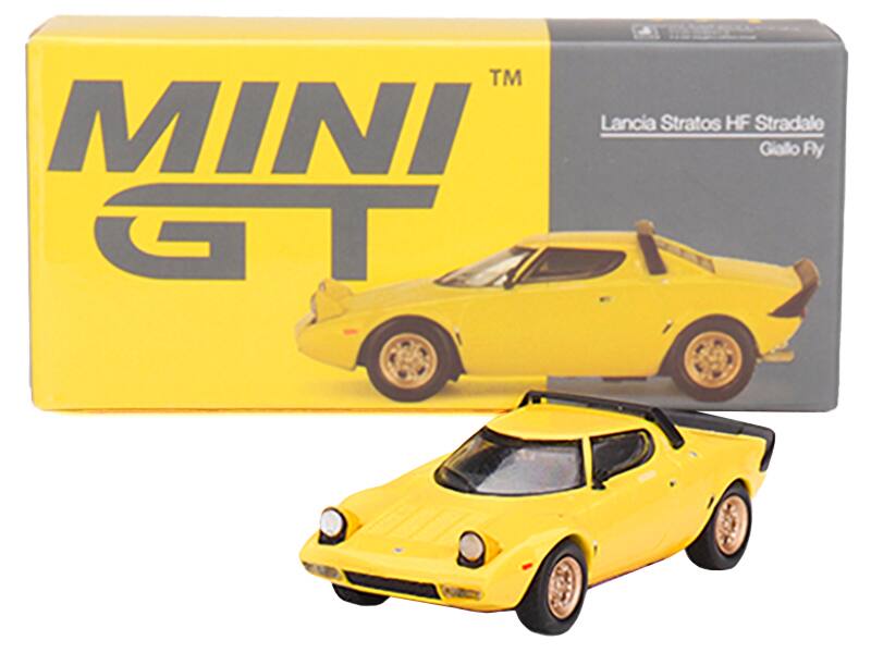 MINI GT  
Lancia Stratos HF Stradale  
Giallo Fly