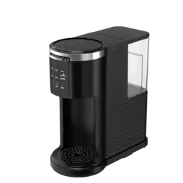 Electactic - Single Serve Coffee Maker, K-Cup & Ground Coffee, 90 Second Brew, Touchscreen, 40oz Tank - Black