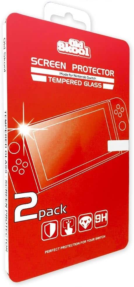 Old Skool - Tempered Glass Screen Protector 2 Pack for Switch