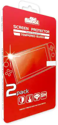 Old Skool - Tempered Glass Screen Protector 2 Pack for Switch