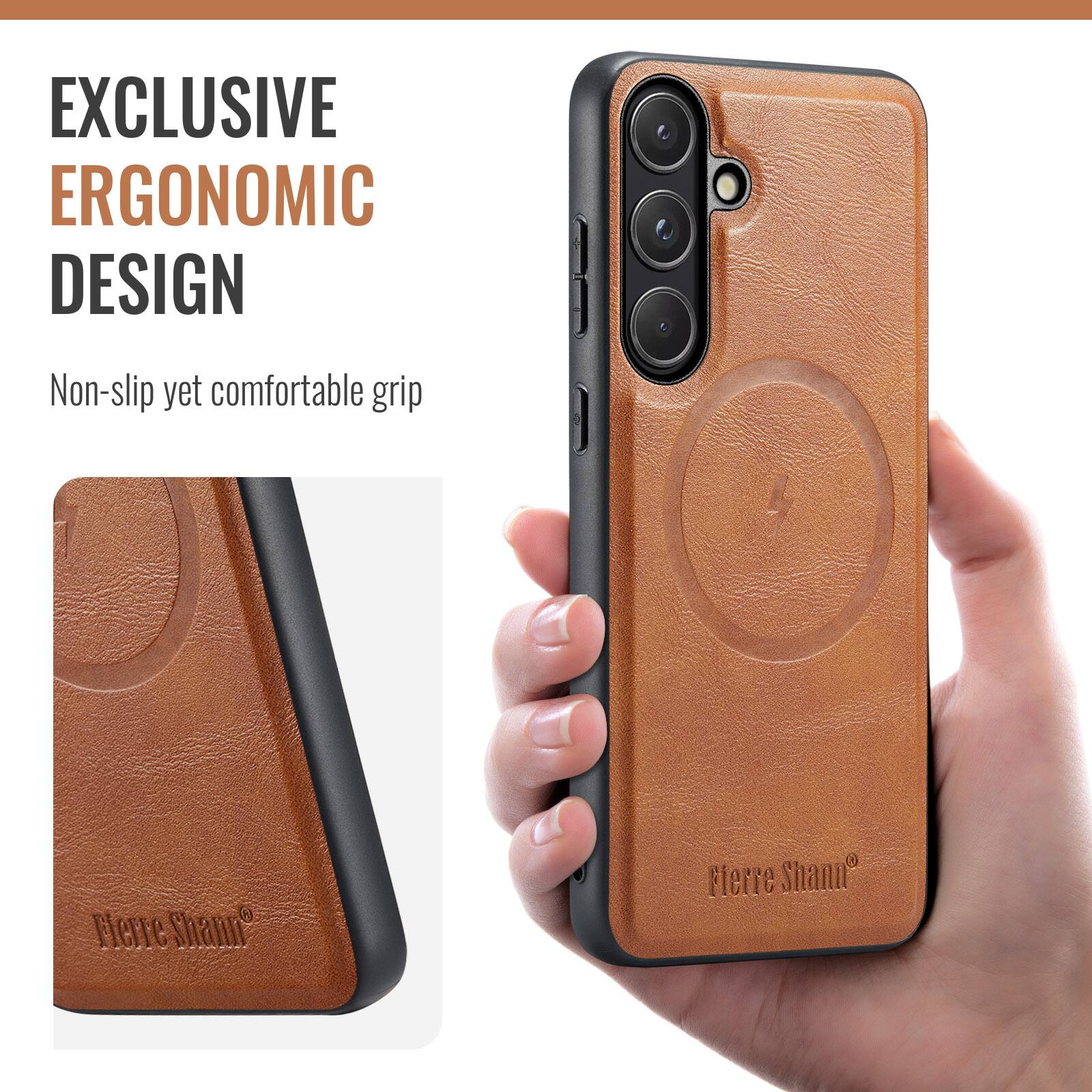 EXCLUSIVE ERGONOMIC DESIGN  
Non-slip yet comfortable grip  

Fierre Shann