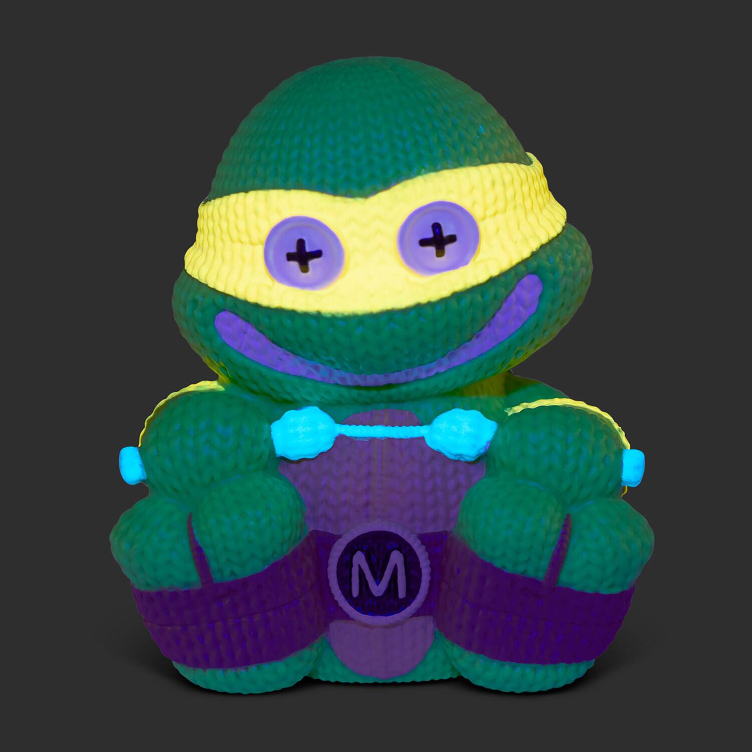 Alt View 4. Handmade by Robots - Teenage Mutant Ninja Turtles (TMNT) - Michelangelo Glow in the Dark Limited Edition Vinyl Figure   - COLLECTIBLES - Multicolor.