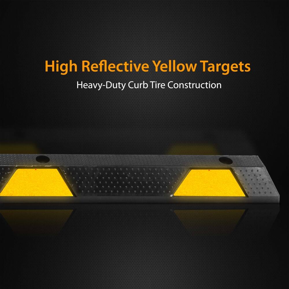 High Reflective Yellow Targets  
Heavy-Duty Curb Tire Construction