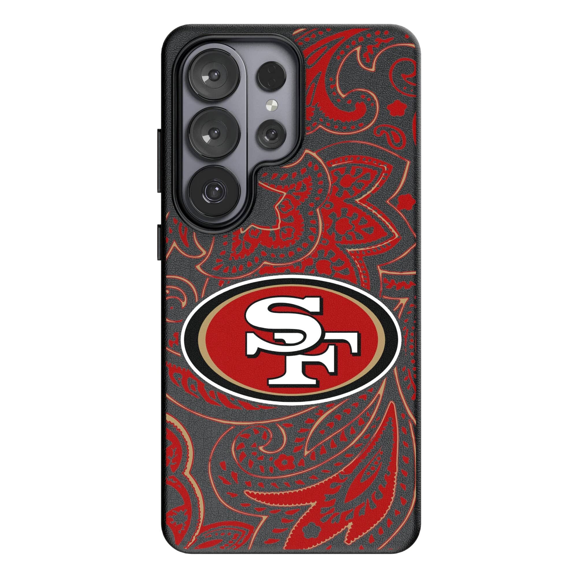 Keyscaper - NFL - San Francisco 49ers Paisley Galaxy Magnetic Bump Case - S26 Plus - Black price history on PriceWatchPro