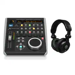 Behringer - X-TOUCH ONE Universal Control Surface with Touch-Sensitive Motor Fader, Bundle with TAPH100 Headphones