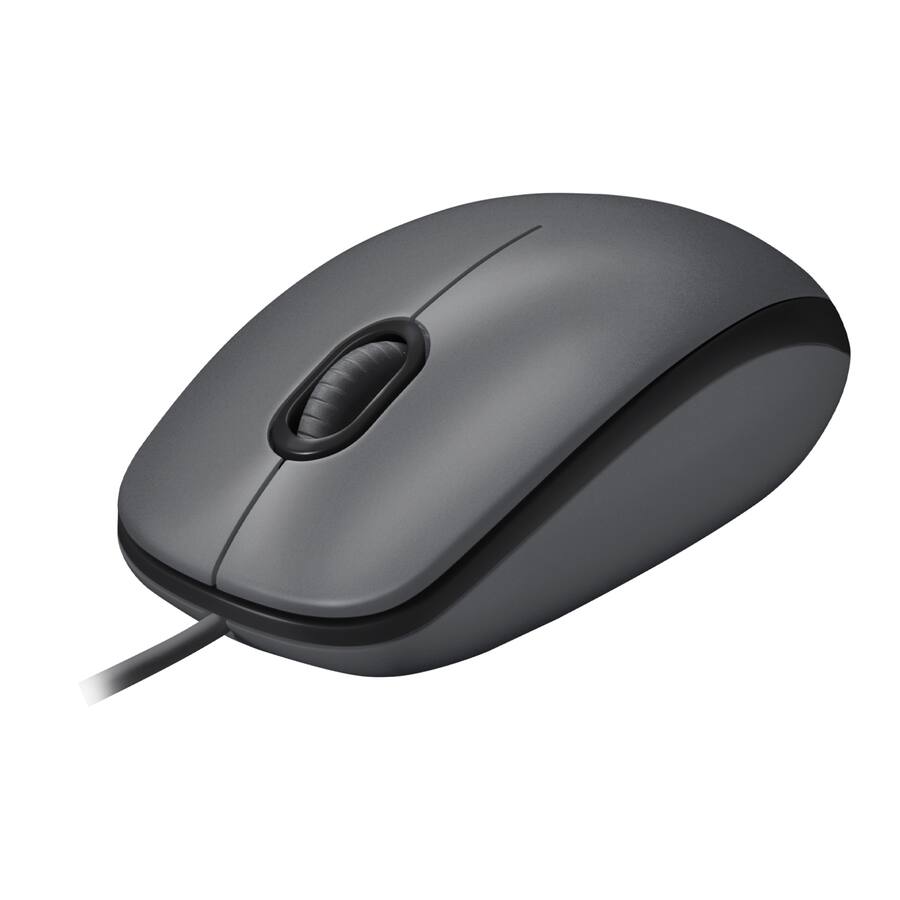 Logitech M100 Wired Optical Ambidextrous PC Mouse with 1000 Logitech M100 Wired Optical Ambidextrous PC Mouse with 1000