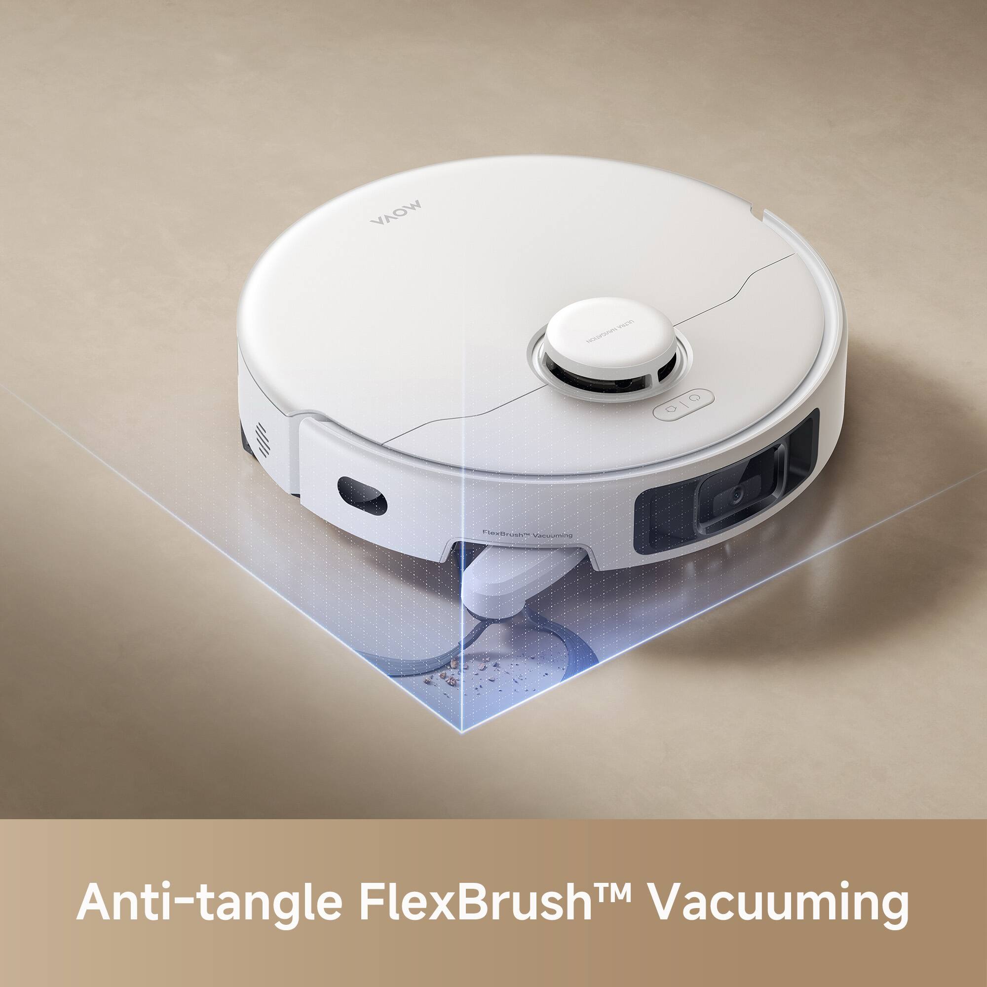 VAOW - 0 a Vecoring FlexBrush™ Anti-tangle Vacuuming

Anti-tangle FlexBrush™ Vacuuming