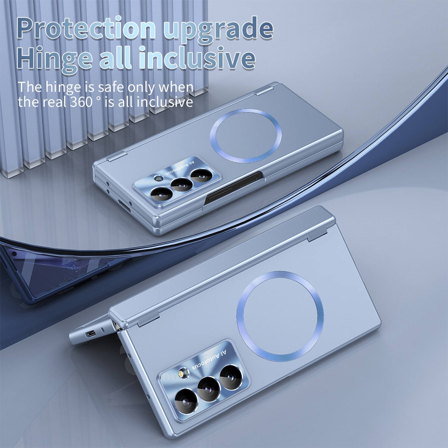 Protection upgrade  
Hinge all inclusive  
The hinge is safe only when the real 360° is all inclusive