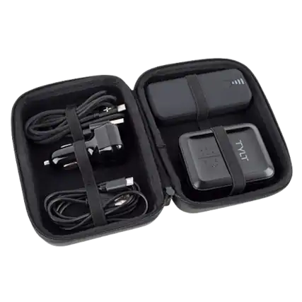 Front. TYLT - TYLT Travel Bundle Power Kit - Black.