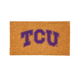 Evergreen Enterprises - TCU Horned Frogs 28" x 16" Logo Turf Mat - Multicolor