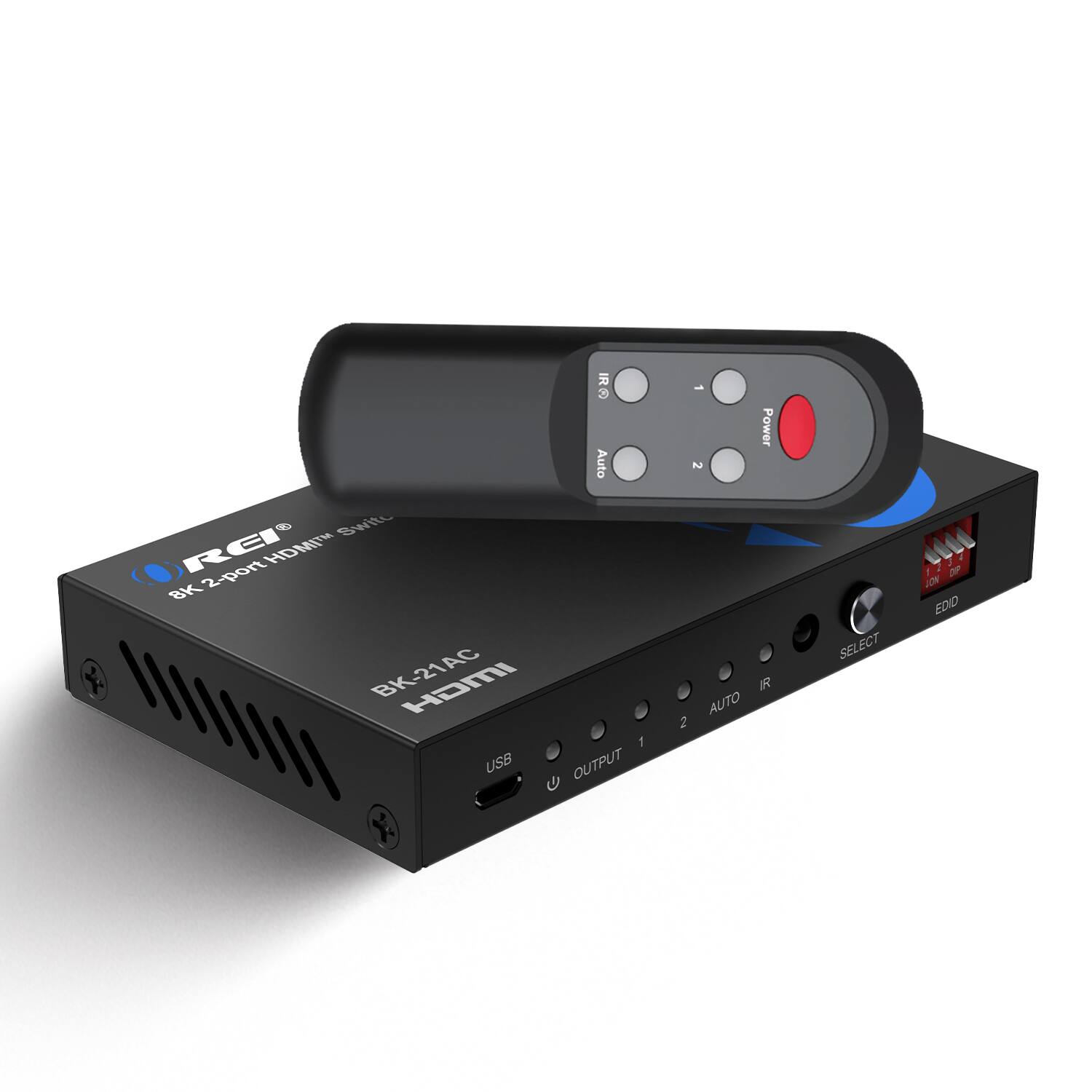 IR Auto REI 2-port HDMITH a HOmI 1 USB OUTPUT G - Power IR AUTO 2 SELECT I OF JON EDID