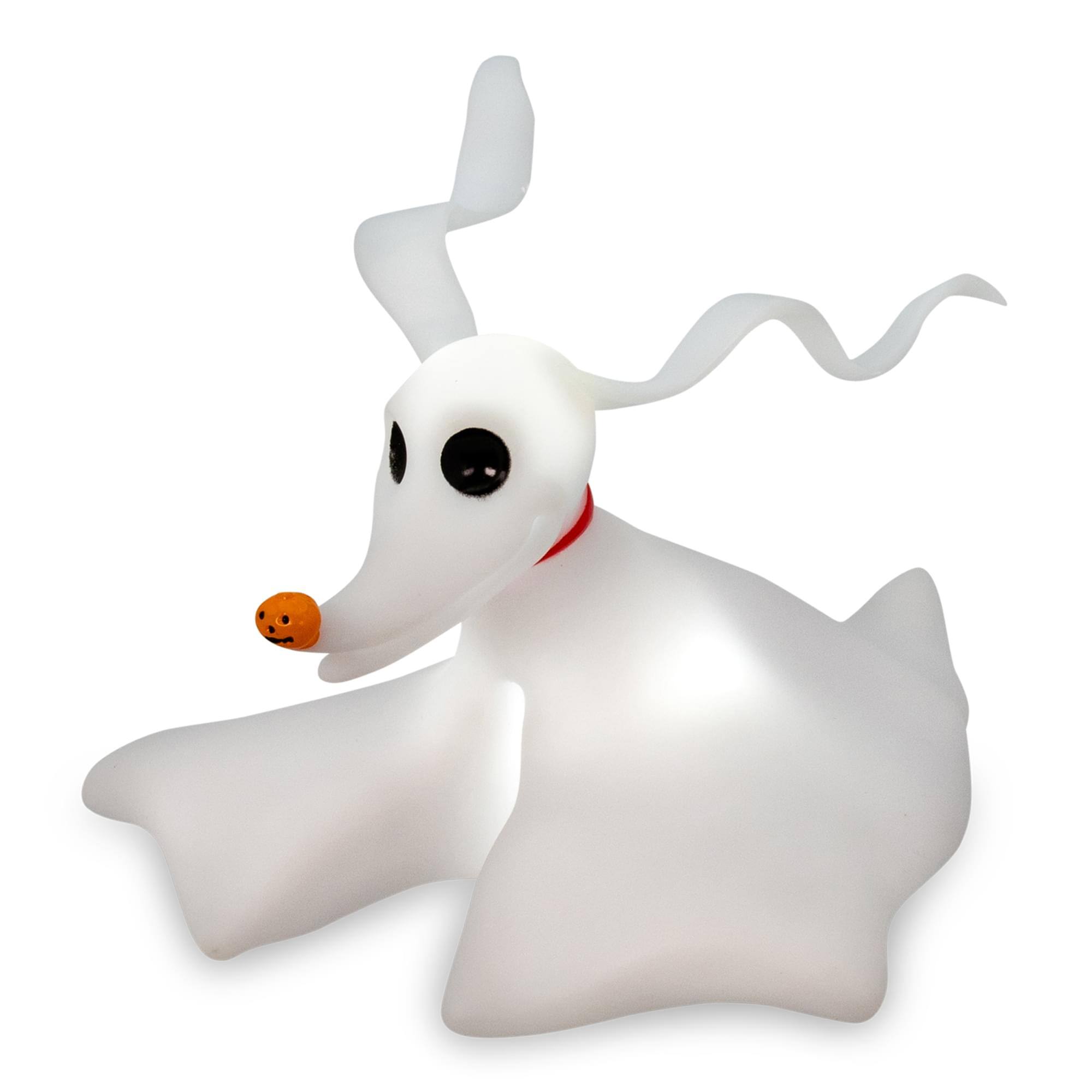 Front. Disney - Disney Nightmare Before Christmas Zero Figural LED Mood Light | 8 Inches Tall - White.