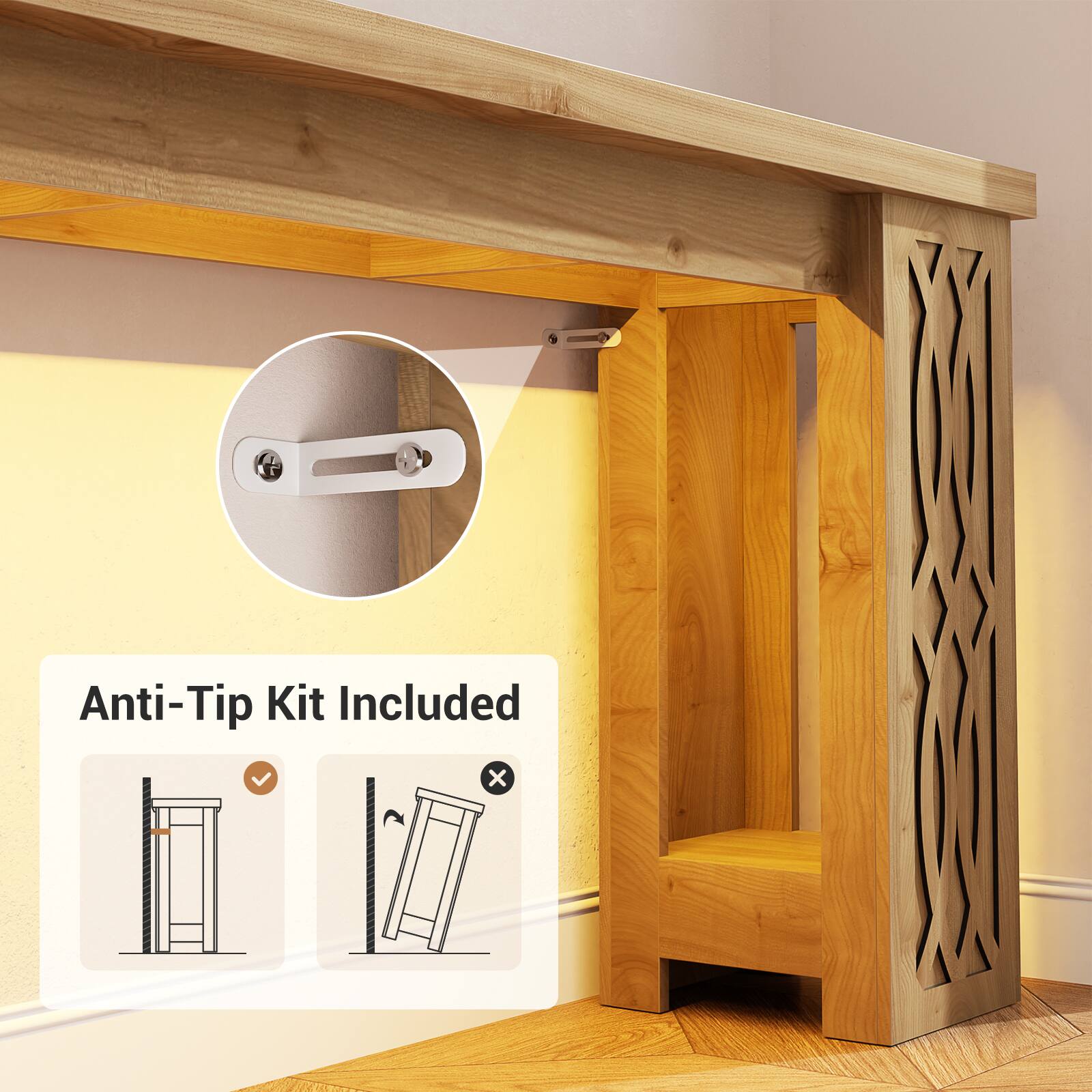 Anti-Tip Kit Included