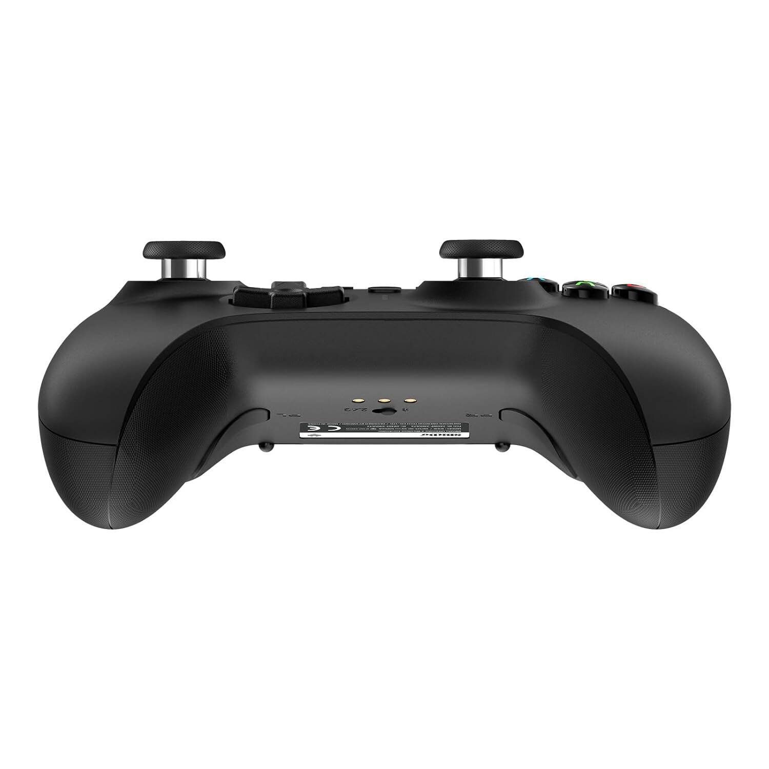 Back. 8BitDo - 8BitDo Ultimate 2 Bluetooth Wireless Controller with Hall Effect Triggers, TMR Joysticks and Integrated Charging Dock - - Black.