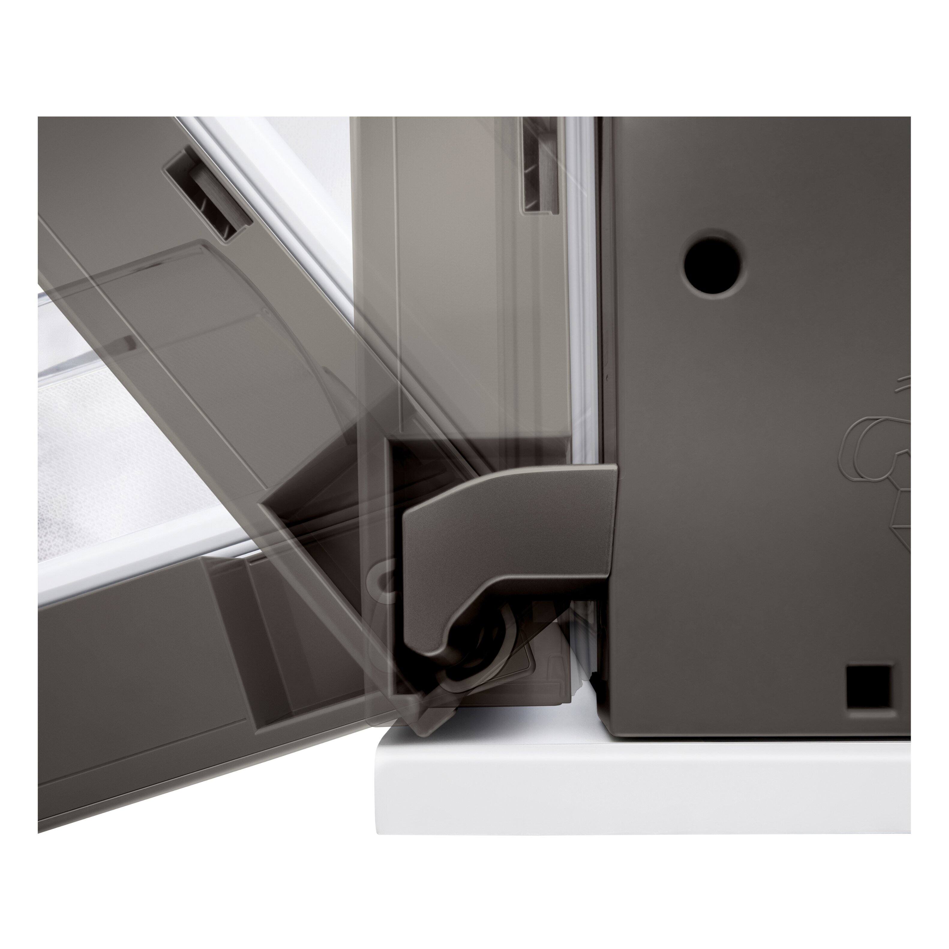 Alt View 12. LG - 36-in Counter-Depth MAX 23.7 Cu. Ft. French Door Smart Refrigerator with Zero Clearance and Dual Ice - PrintProof Black Stainless Steel.