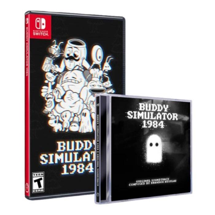 Nintendo Switch.  
Buddy Simulator 1984  
Original Soundtrack Composed by Brandon Hesslau