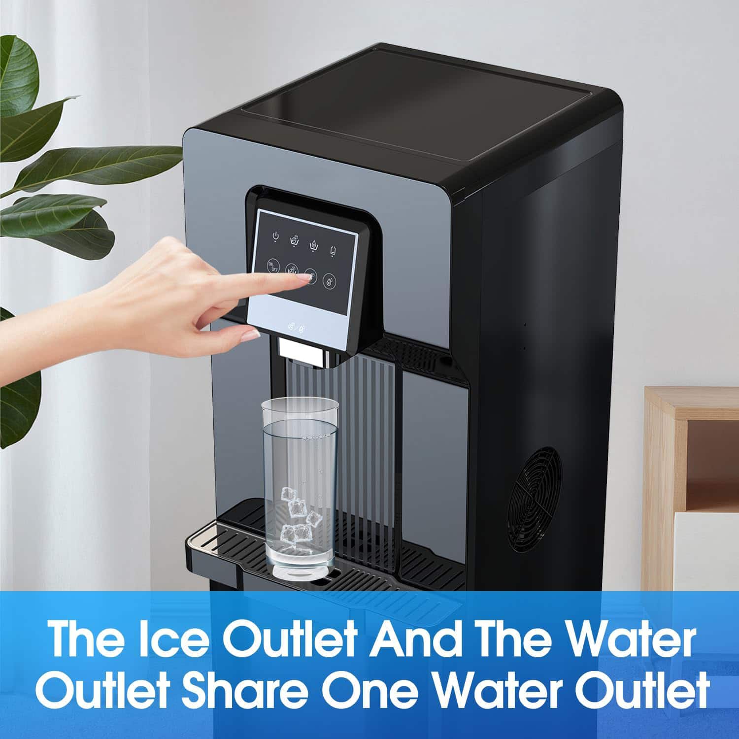 The Ice Outlet And The Water Outlet Share One Water Outlet
