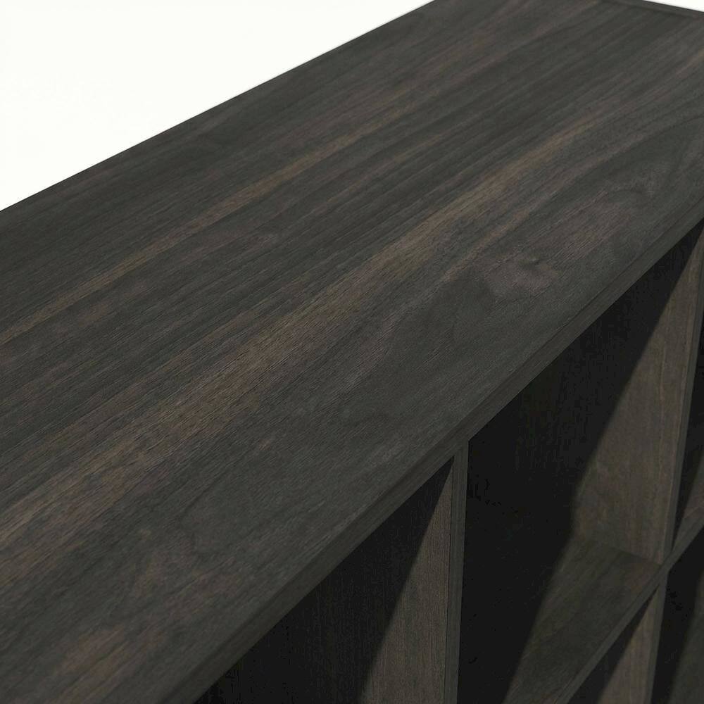 Alt View 1. FurniFact - Engineered Wood Bookcase with Open Shelf Design for Home Office and Living Room - Espresso.