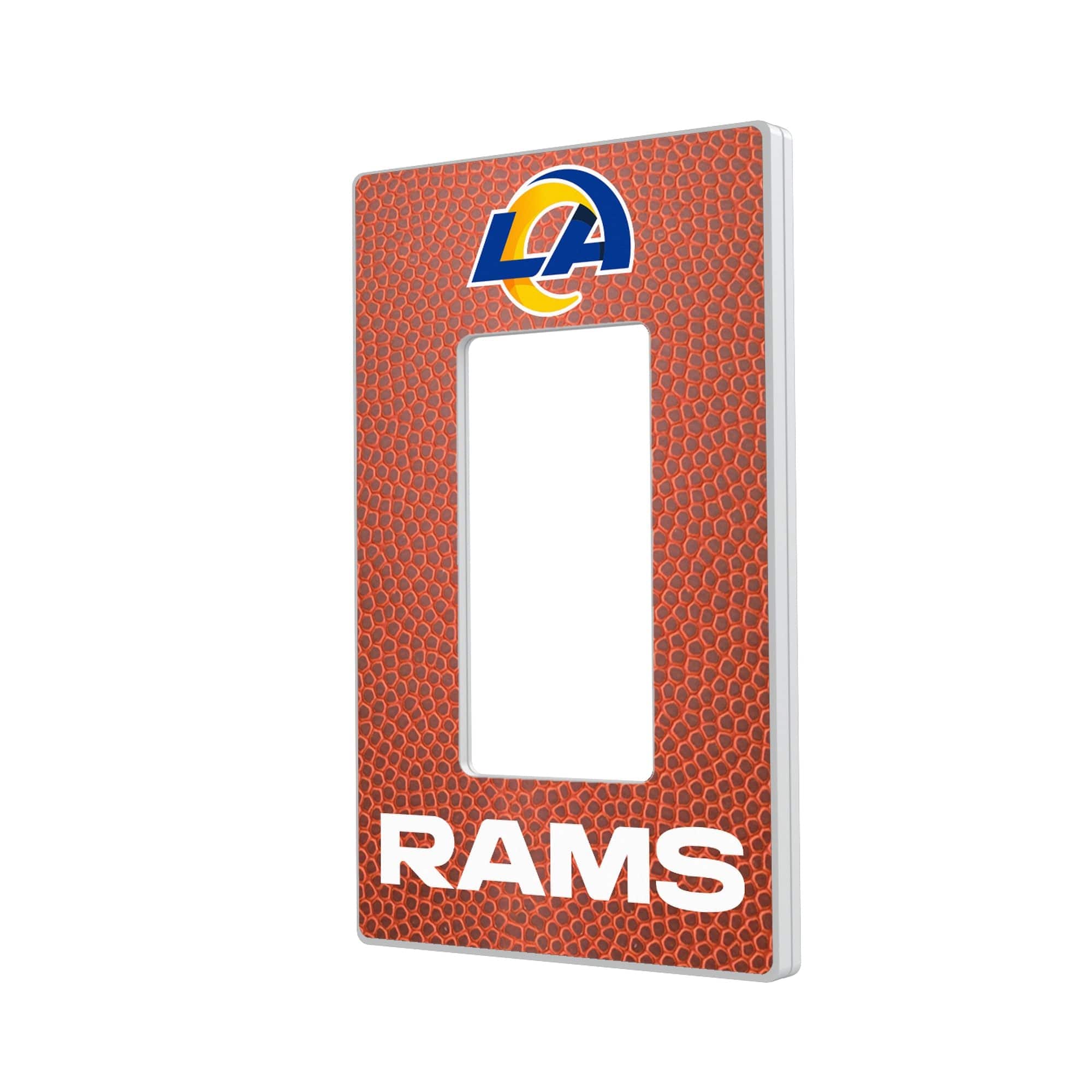 Keyscaper - Los Angeles Rams Football Design Single Rocker Light Switch Plate - Multicolor