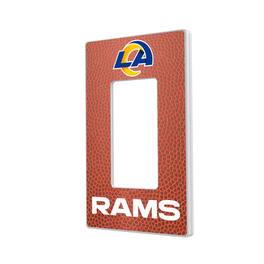 Keyscaper - Los Angeles Rams Football Design Single Rocker Light Switch Plate - Multicolor