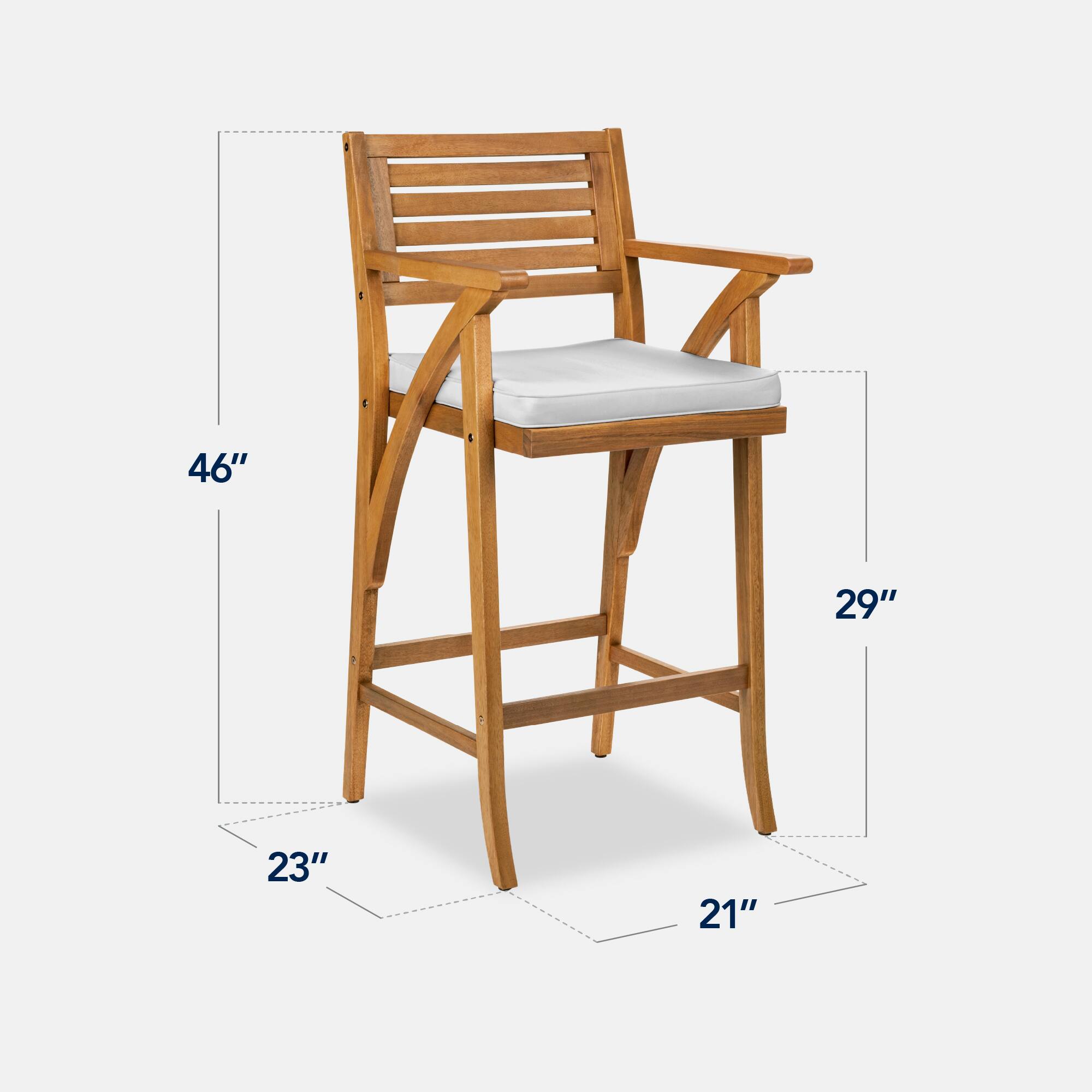 46"  
29"  
23"  
21"