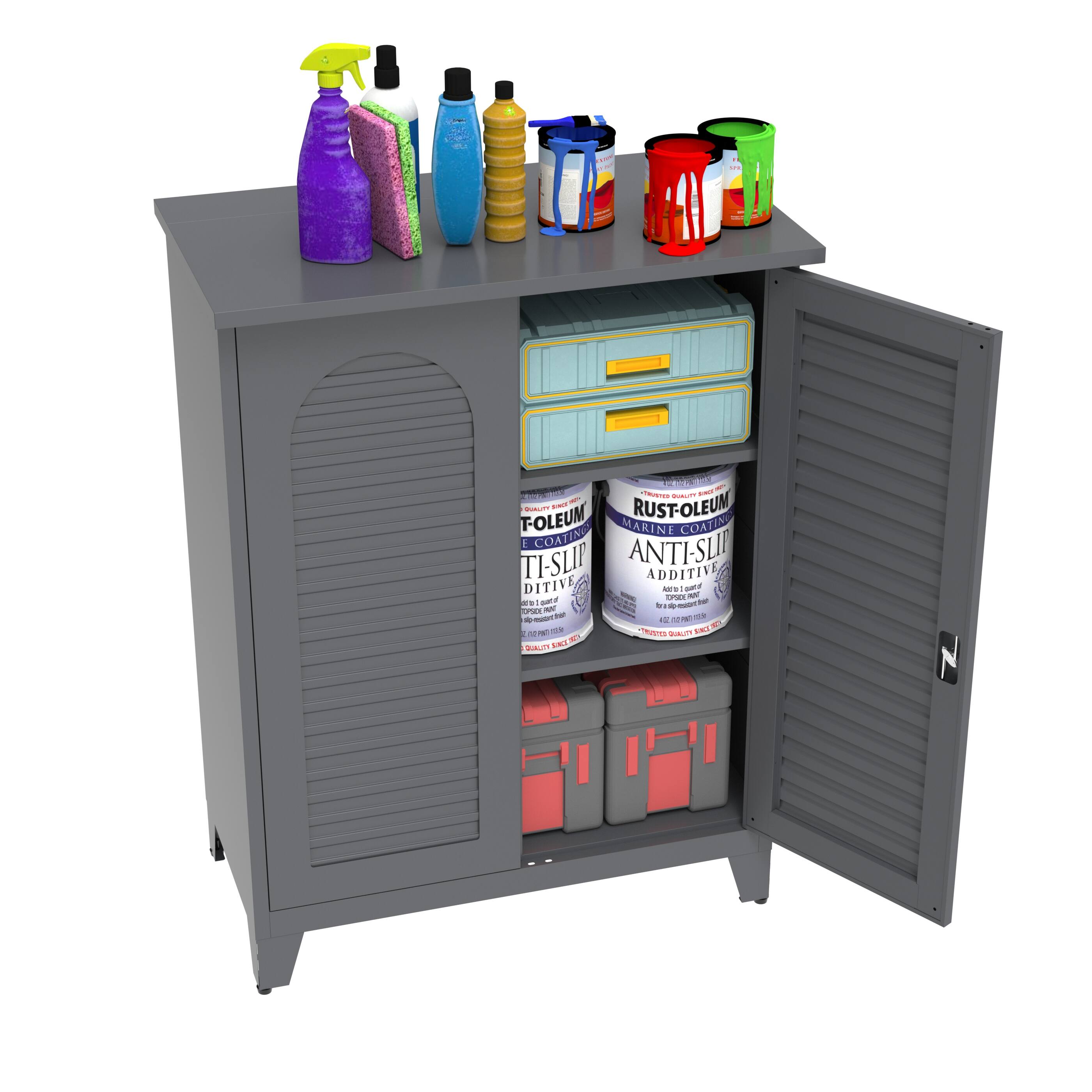 - Rust-Oleum Marine Coating
- Rust-Oleum Anti-Slip Additive
- Rust-Oleum Anti-Slip Additive