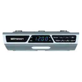 Emerson - Undercabinet Bluetooth® Speaker with FM Radio - Silver