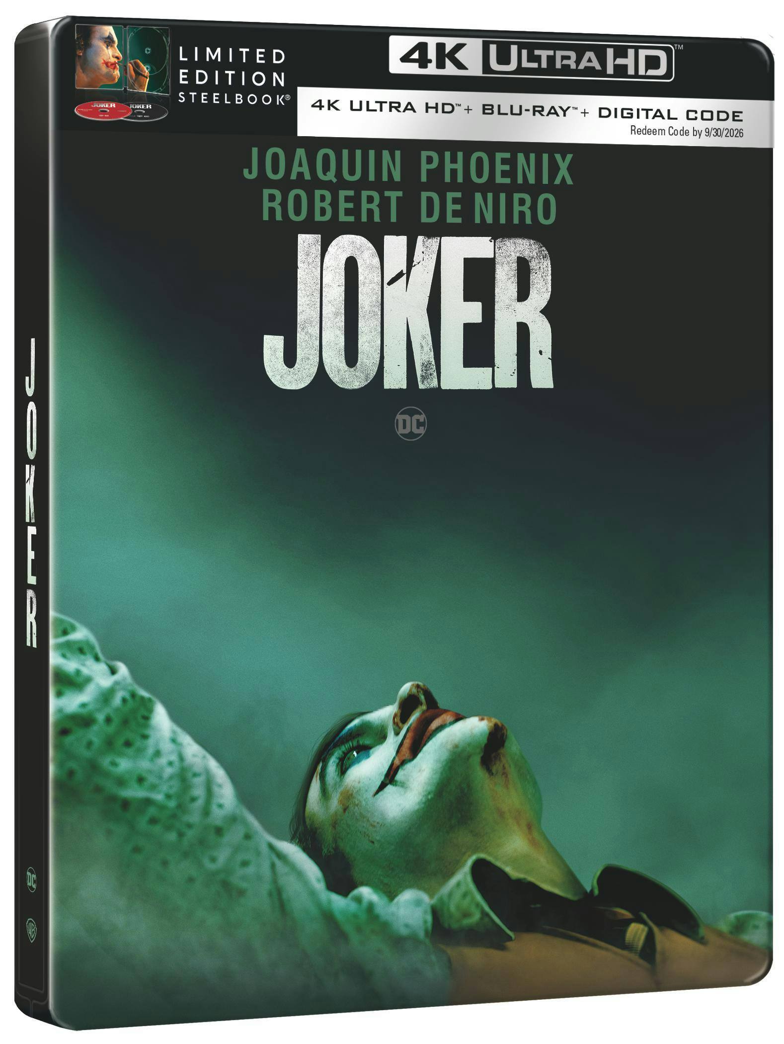 Angle. Joker - Limited Edition Steelbook (4K Ultra HD + Blu-ray + Digital) [UHD].