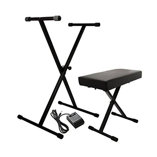 Alt View 7. On Stage Stands - On-Stage KPK6520 Keyboard Stand/Bench Pack with KSP20 Sustain Pedal - "NA".