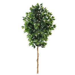BreeBe - 6' Ficus Artificial Tree (No Pot) - Green