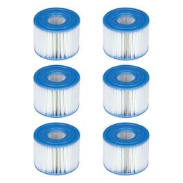 Intex - 29001E PureSpa Type S1 Easy Set Pool Filter Cartridges (6 Filters)