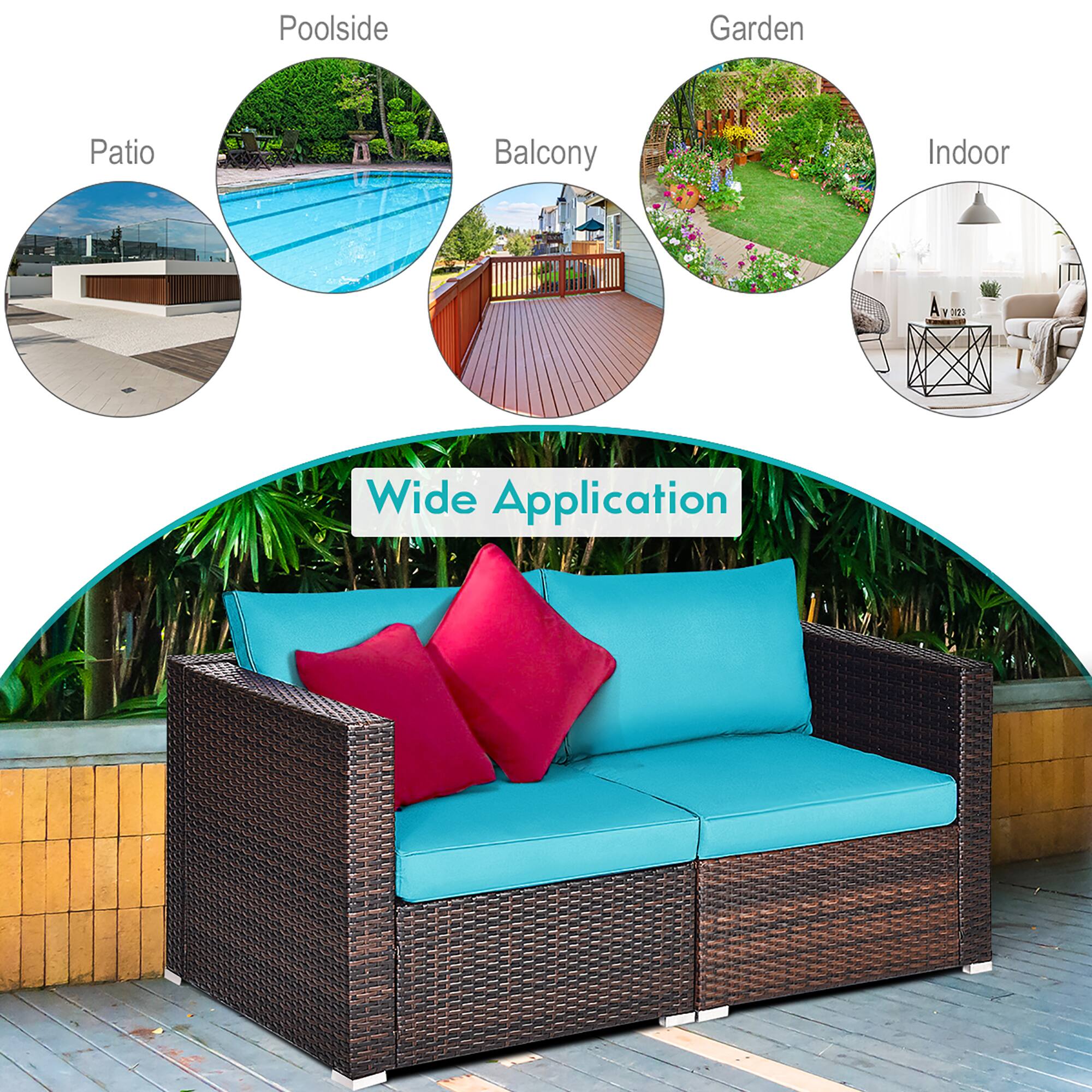 Poolside Garden Patio Balcony Indoor  
Wide Application