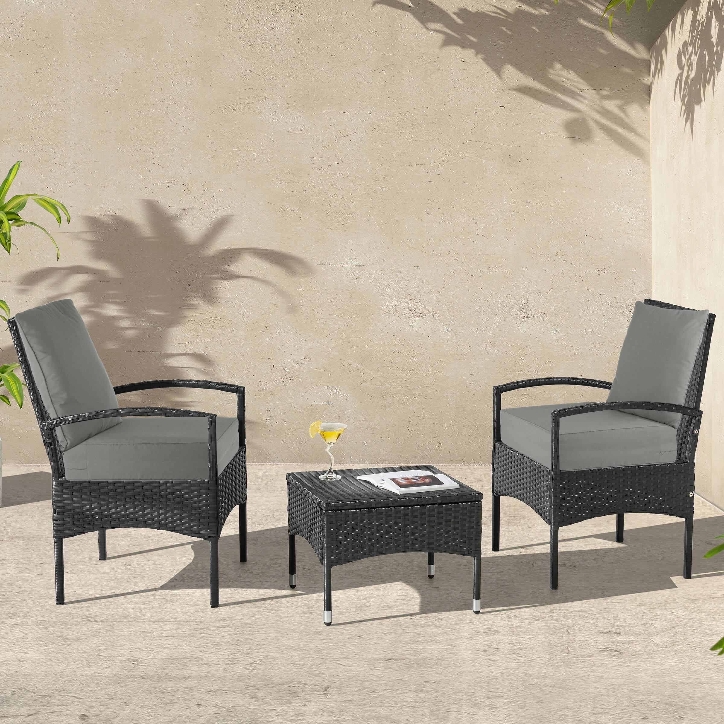 Alt View 3. Lavish Home - 24x24 Outdoor Cushions - Gray.