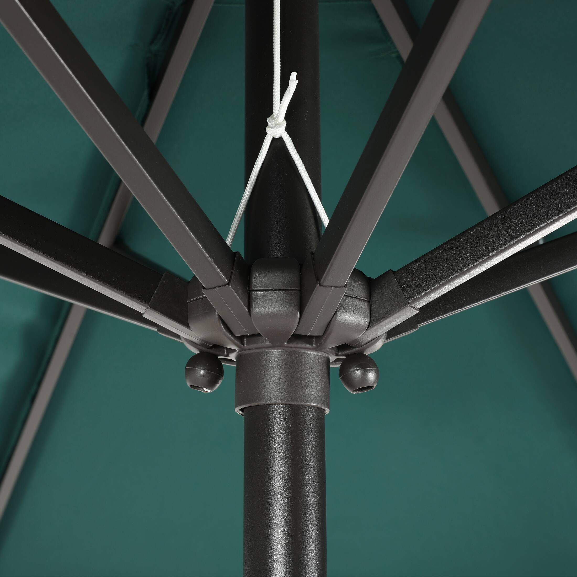 Alt View 5. WestinTrends - WestinTrends Paolo 9 ft. Patio Table Umbrella with tilt and crank features - Dark Green.