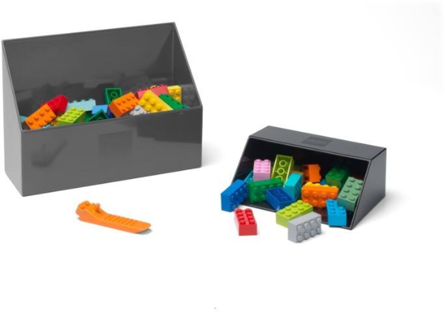 Alt View 2. Room Copenhagen - Room Copenhagen - Storage  Brick Scooper Set, 2 Pieces, Grey   - Collectibles - Multicolor.