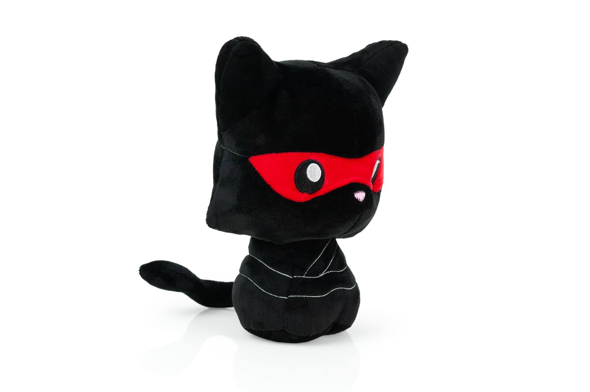 Alt View 1. Tentacle Kitty - Tentacle Kitty 2nd Edition Ninja Kitty Plush Collectible | Measures 8 Inches Tall - Black.