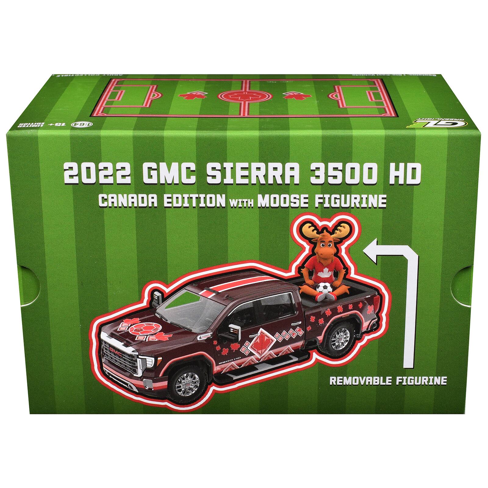 2022 GMC SIERRA 3500 HD CANADA EDITION WITH MOOSE FIGURINE REMOVABLE FIGURINE