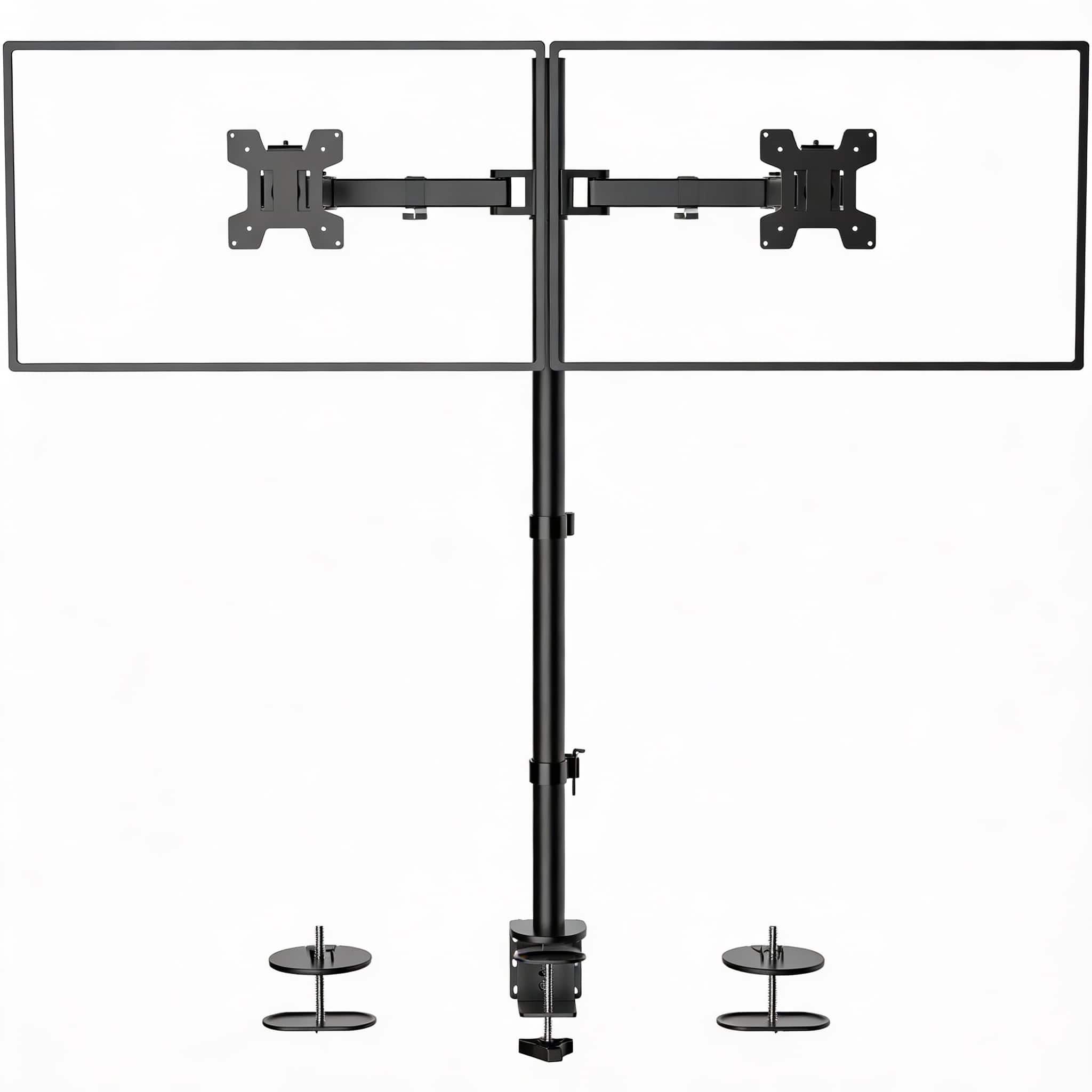 Frangdom - Extra Tall Monitor Mount - Dual Arms Adjustable 27" 22lb