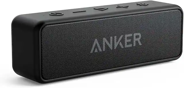 Front. Soundcore - Anker Soundcore 2 Portable Bluetooth Speaker with 12W Stereo Sound - black.
