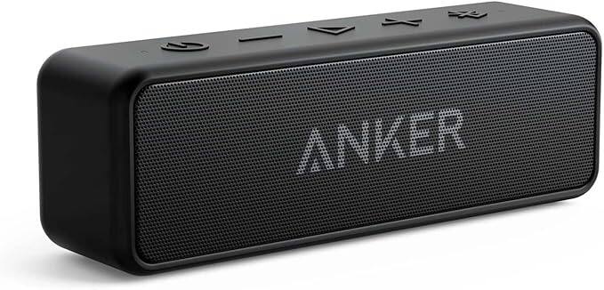 Front. Soundcore - Anker Soundcore 2 Portable Bluetooth Speaker with 12W Stereo Sound - black.