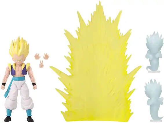 Front. Bandai - Bandai - Dragon Ball Super - Dragon Stars: Power Up Pack - Super Saiyan Gotenks Set - Collectibles - Multicolor.