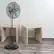 Alt View 2. Optimus - Optimus 16 Inch Retro Oscillating Stand Fan with Oil Rubbed Bronze Finish - Bronze.