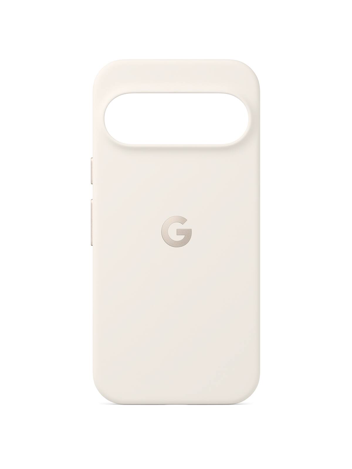 Angle. Google - Google Pixel - 10 Pro XL Case - Porcelain - Porcelain.
