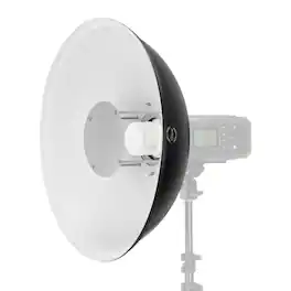 Glow - 20.5" White Softlight Beauty Dish Reflector With Bowens Mount Adapter