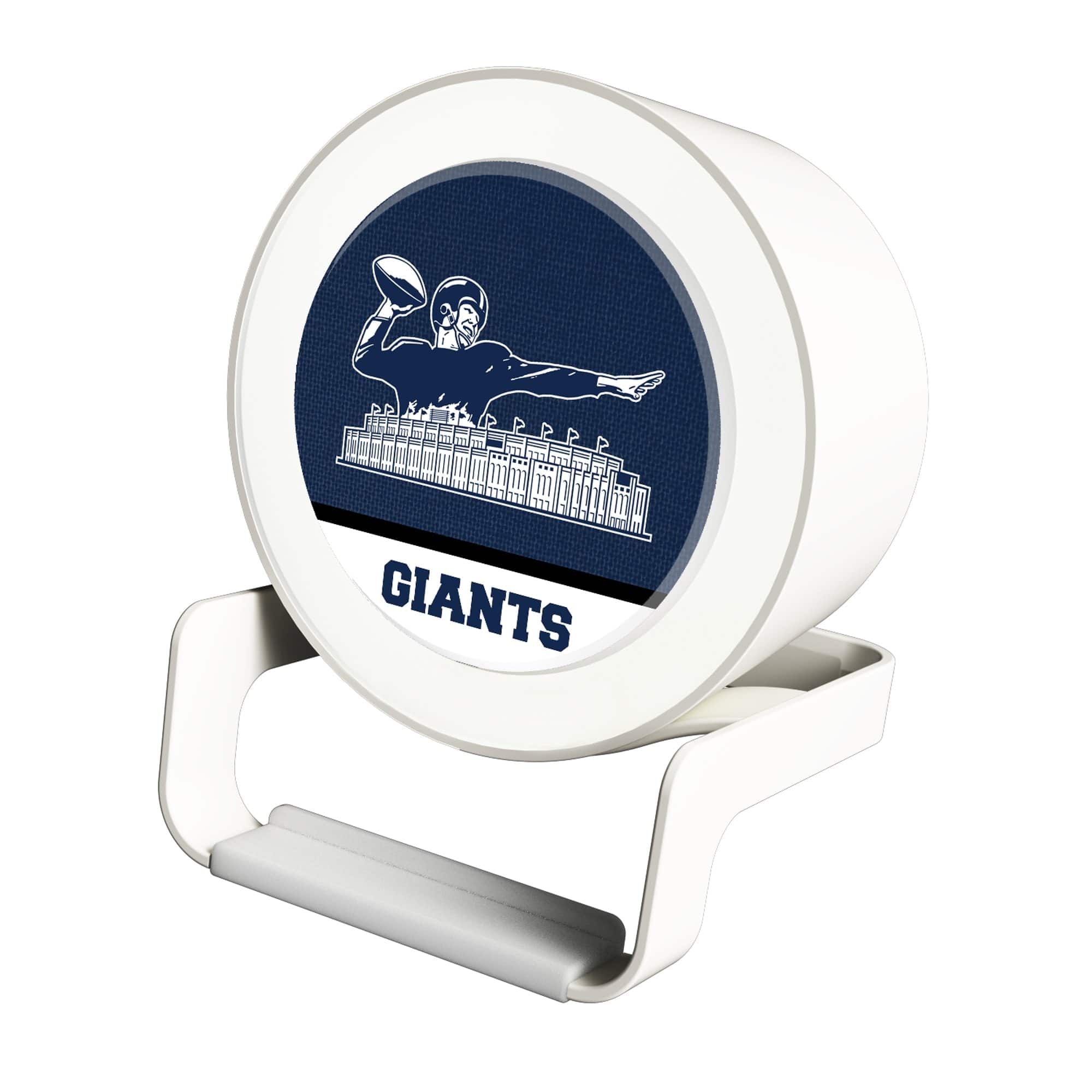 Keyscaper - New York Giants Historic Team Logo Night Light Charger with Bluetooth Speaker - Multicolor